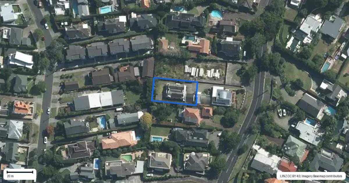 Property context map for 71 Patteson Avenue, Mission Bay, Auckland