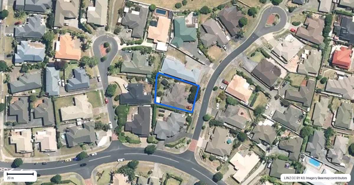 Property context map for 4 Mullagh Place, East Tamaki Heights, Auckland