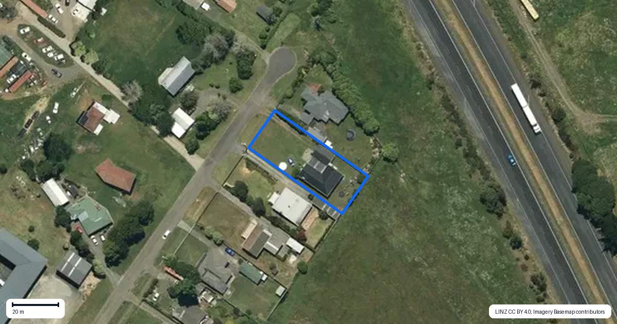Property context map for 18 Selby Street, Pokeno