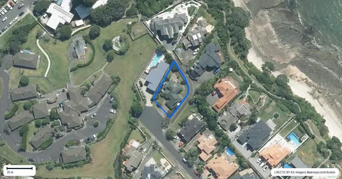 Property context map for 31 Gilberd Place, Torbay, Auckland