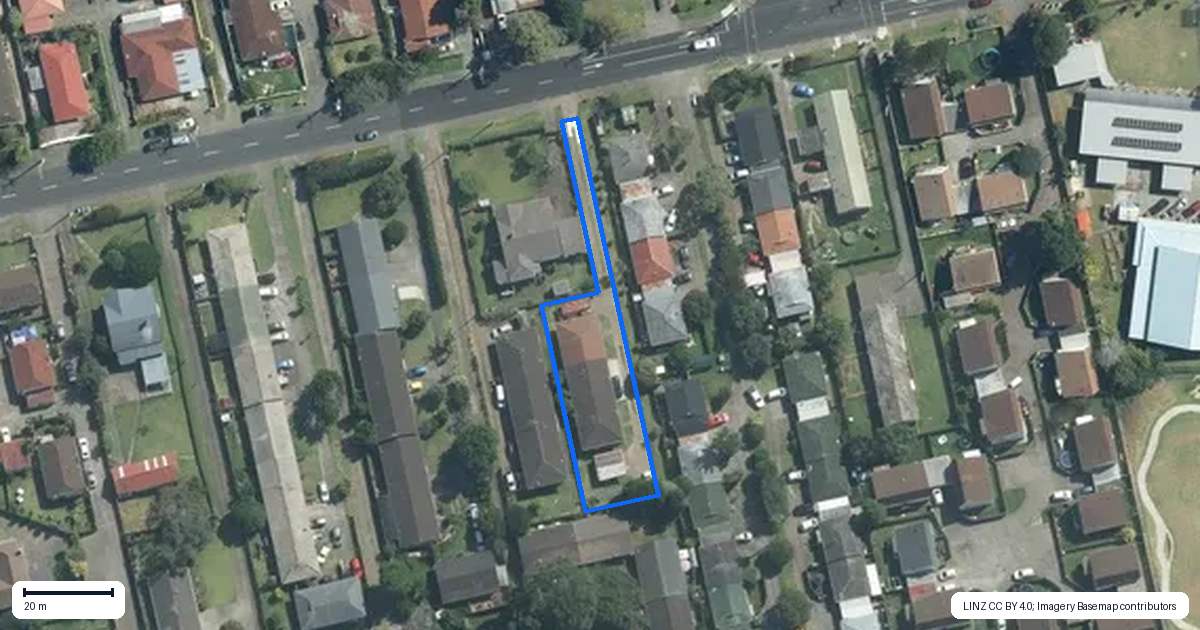 Property context map for 2/105 Panama Road, Mount Wellington, Auckland