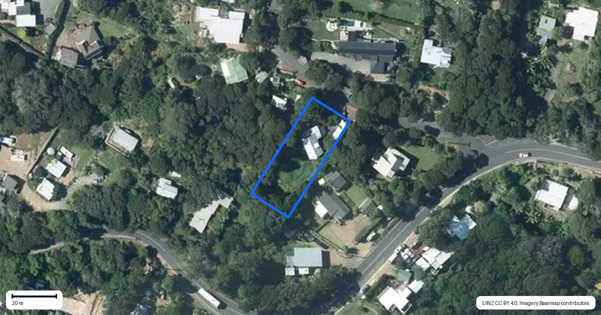 Property context map for 3 Queens Drive, Oneroa, Waiheke Island