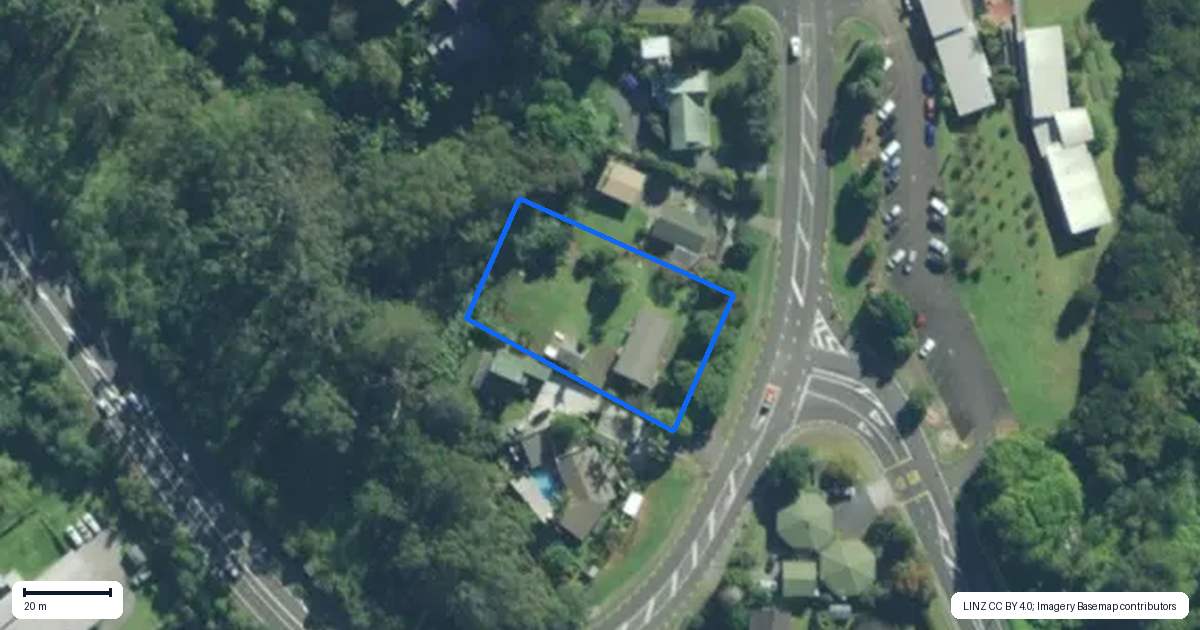 Property context map for 160 Kerikeri Road, Kerikeri