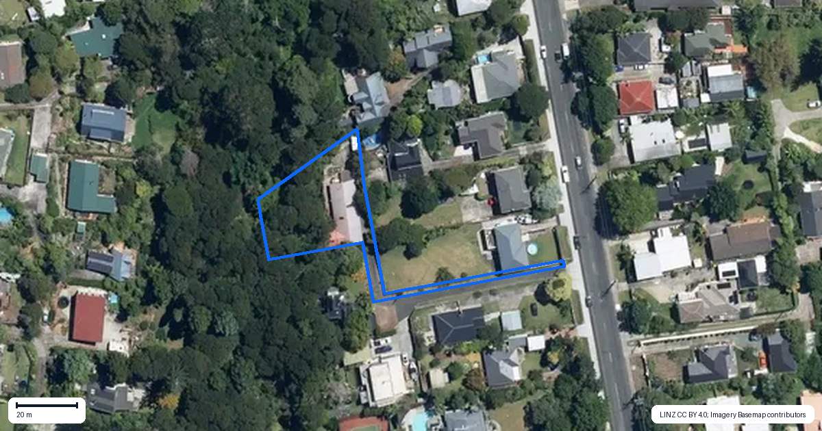 Property context map for 149 Atkinson Road, Titirangi, Auckland