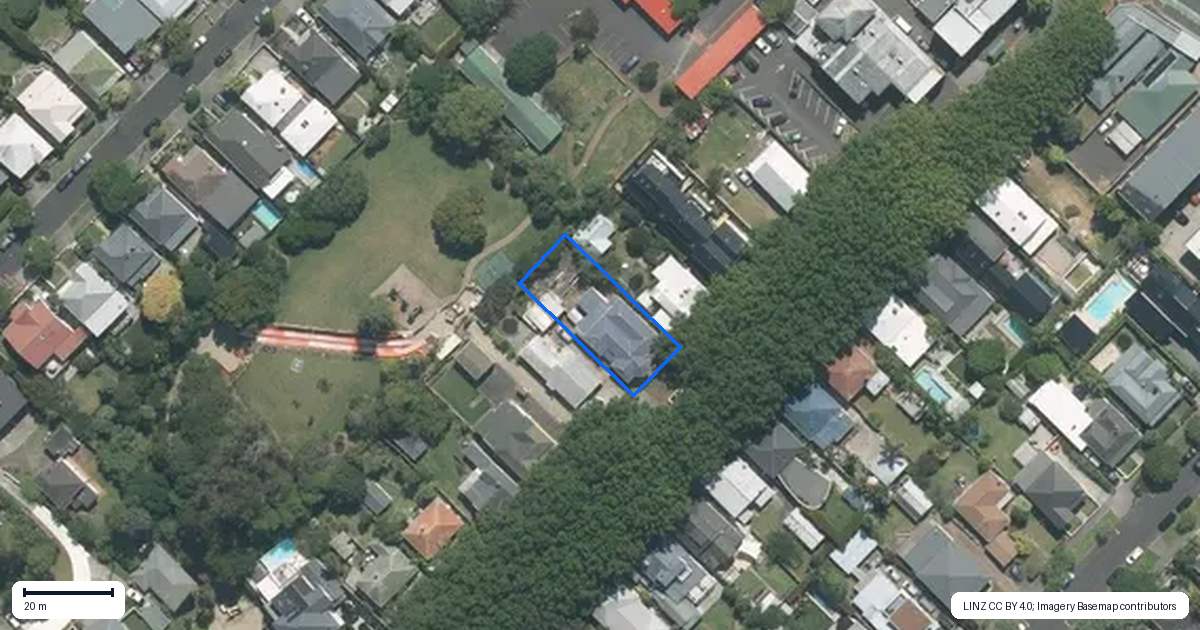 Property context map for 13 Francis Street, Grey Lynn, Auckland