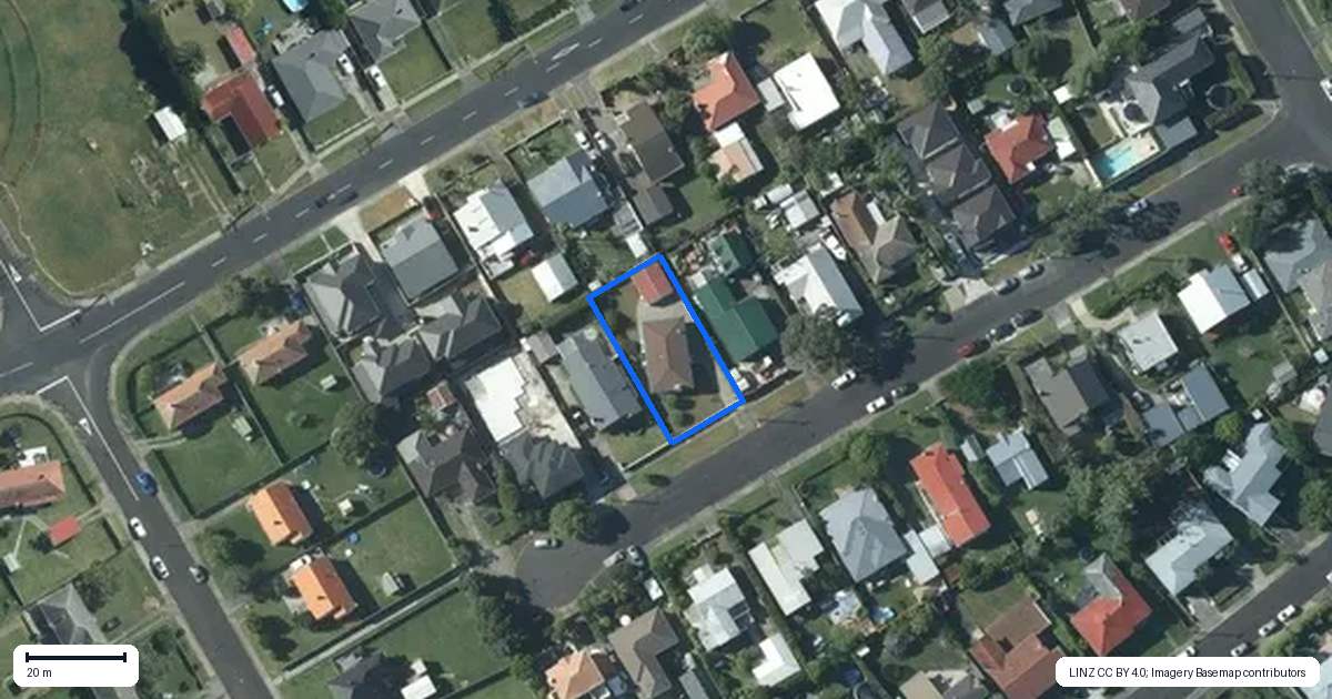 Property context map for 11A David Street, Bayswater, Auckland