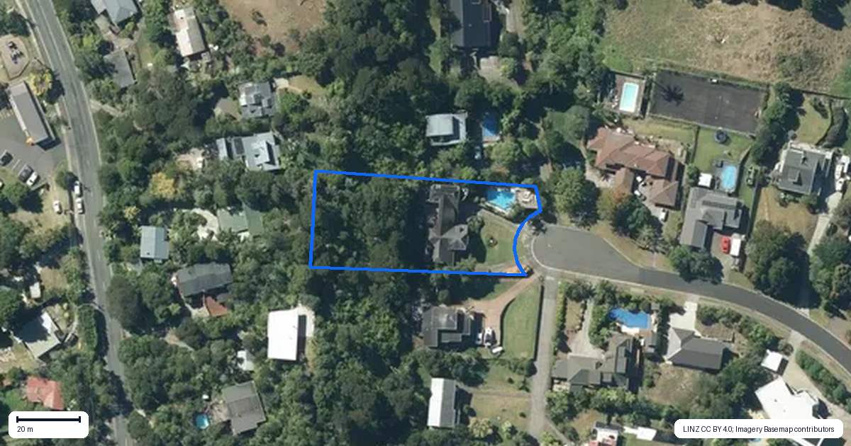 Property context map for 31 Laingfield Terrace, Laingholm, Auckland