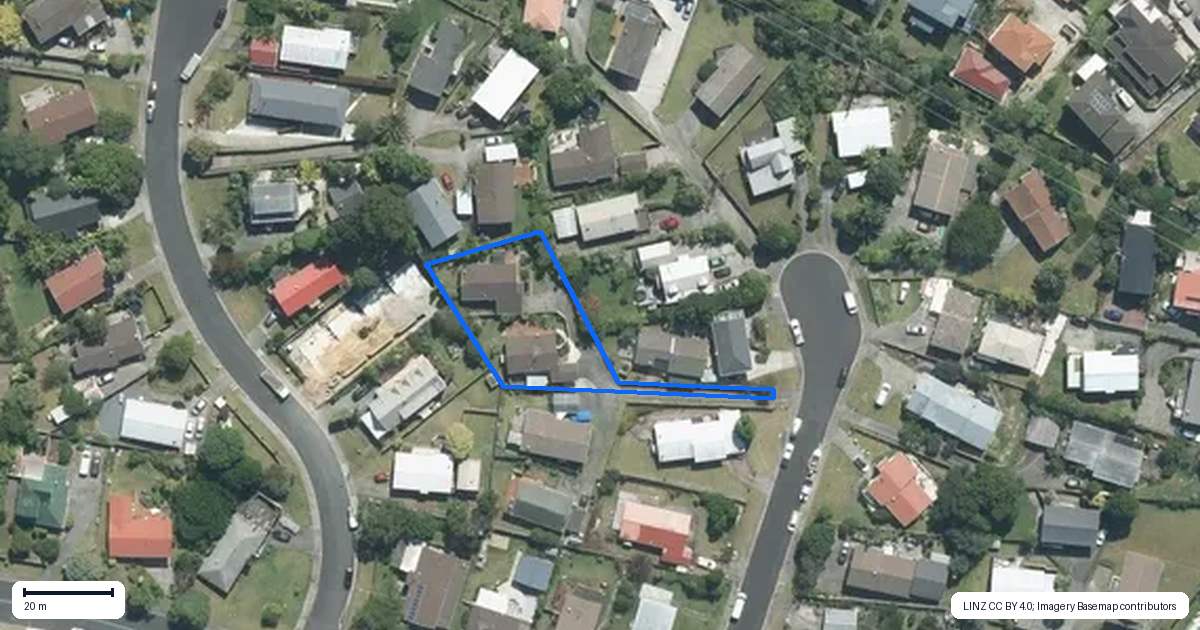 Property context map for 10A Atlantis Place, Totara Vale, Auckland