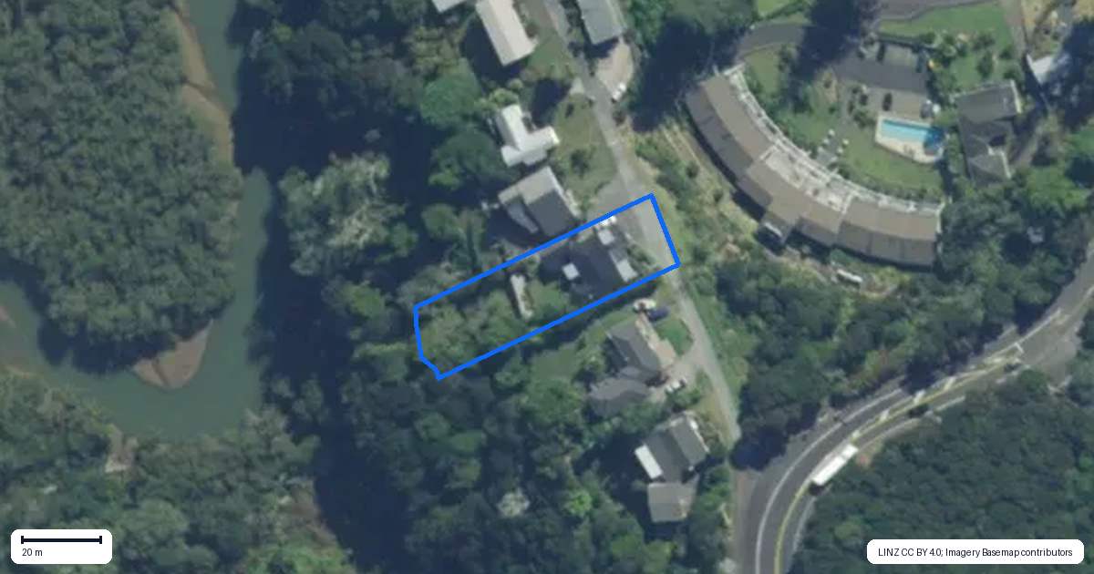Property context map for 23 Paihia Road, Paihia