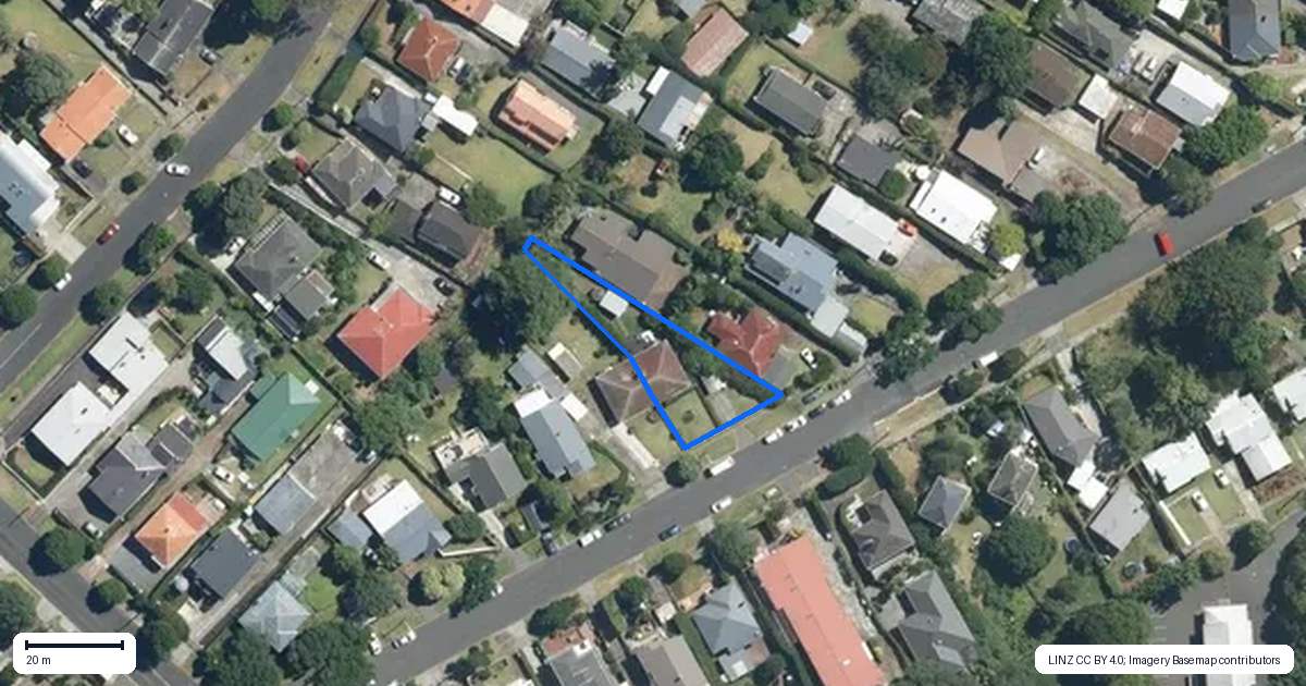 Property context map for 14 Oranga Avenue, Onehunga, Auckland