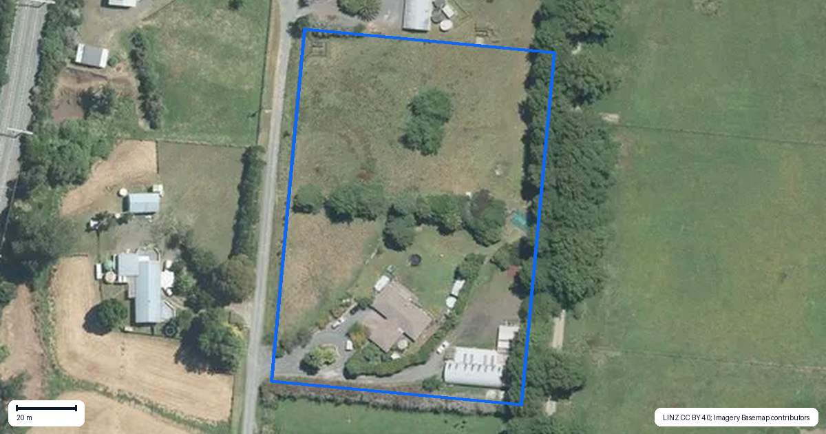 Property context map for 34 Kath Henry Lane, Drury