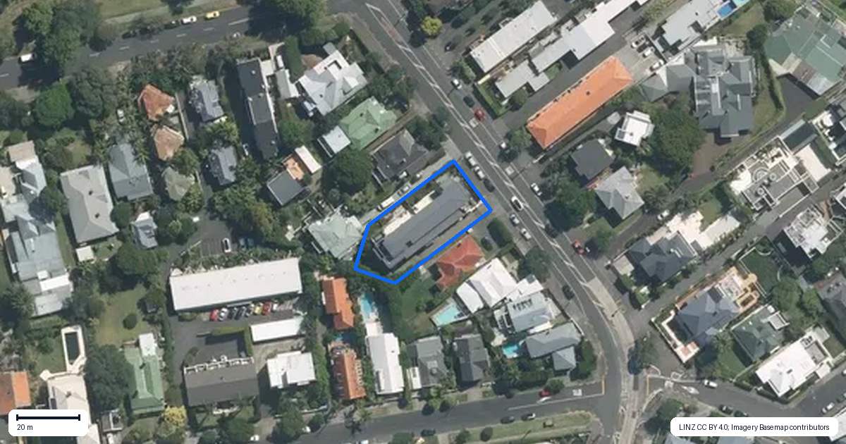Property context map for 72D Shelly Beach Road, Saint Marys Bay, Auckland