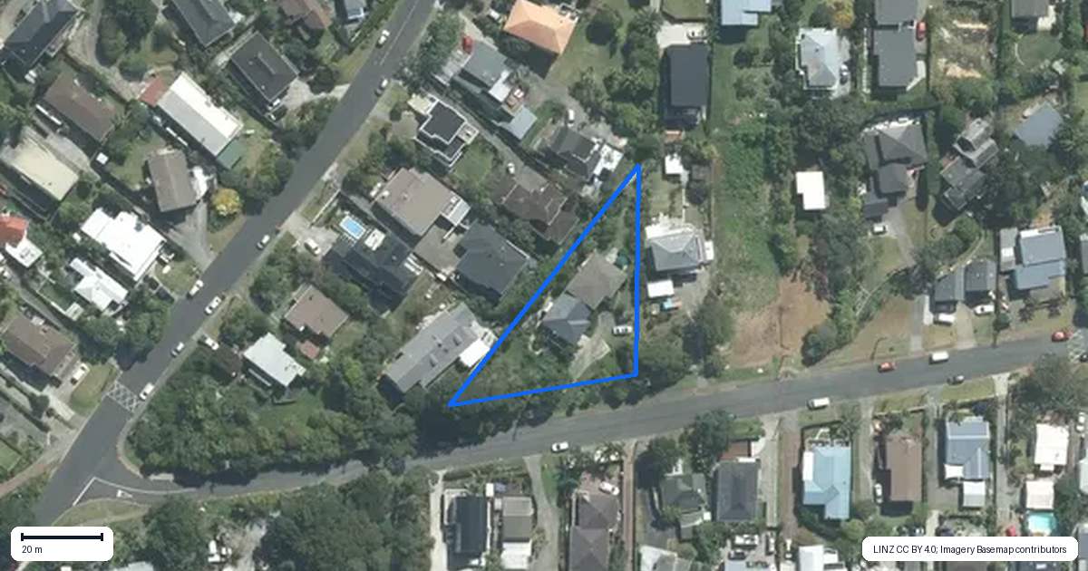 Property context map for 1/27 Sandown Road, Rothesay Bay, Auckland