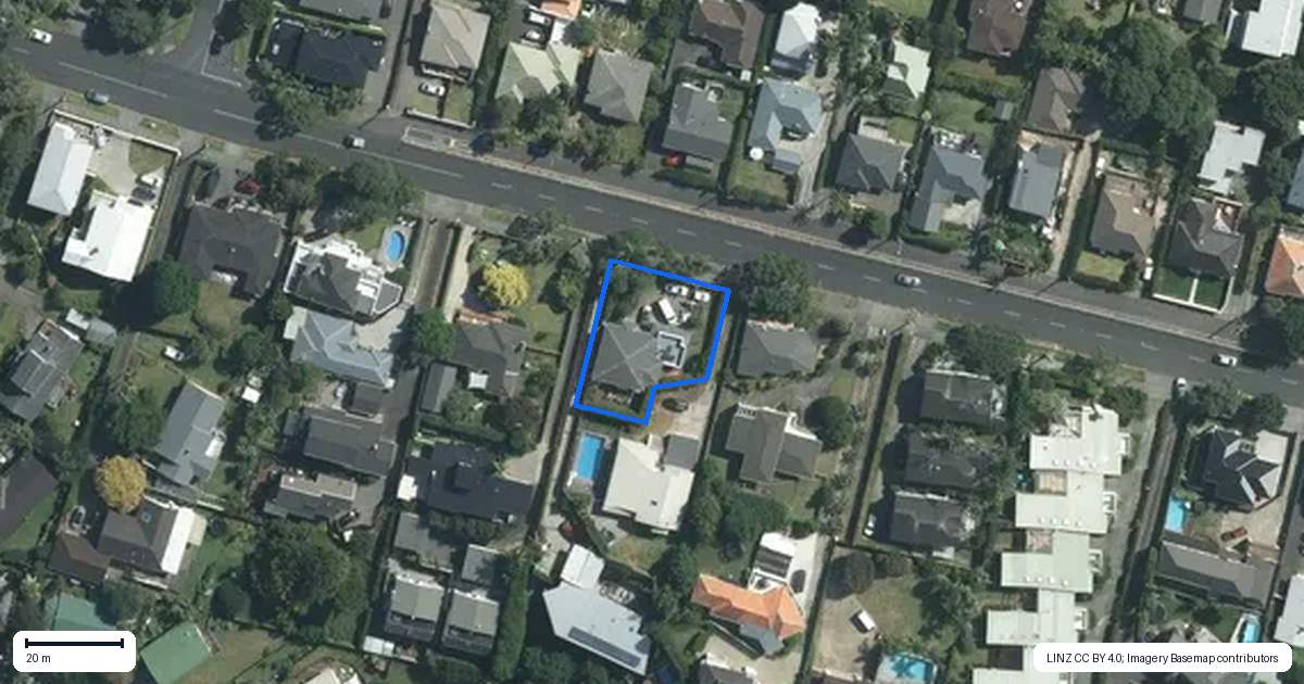 Property context map for 157 Riddell Road, Glendowie, Auckland