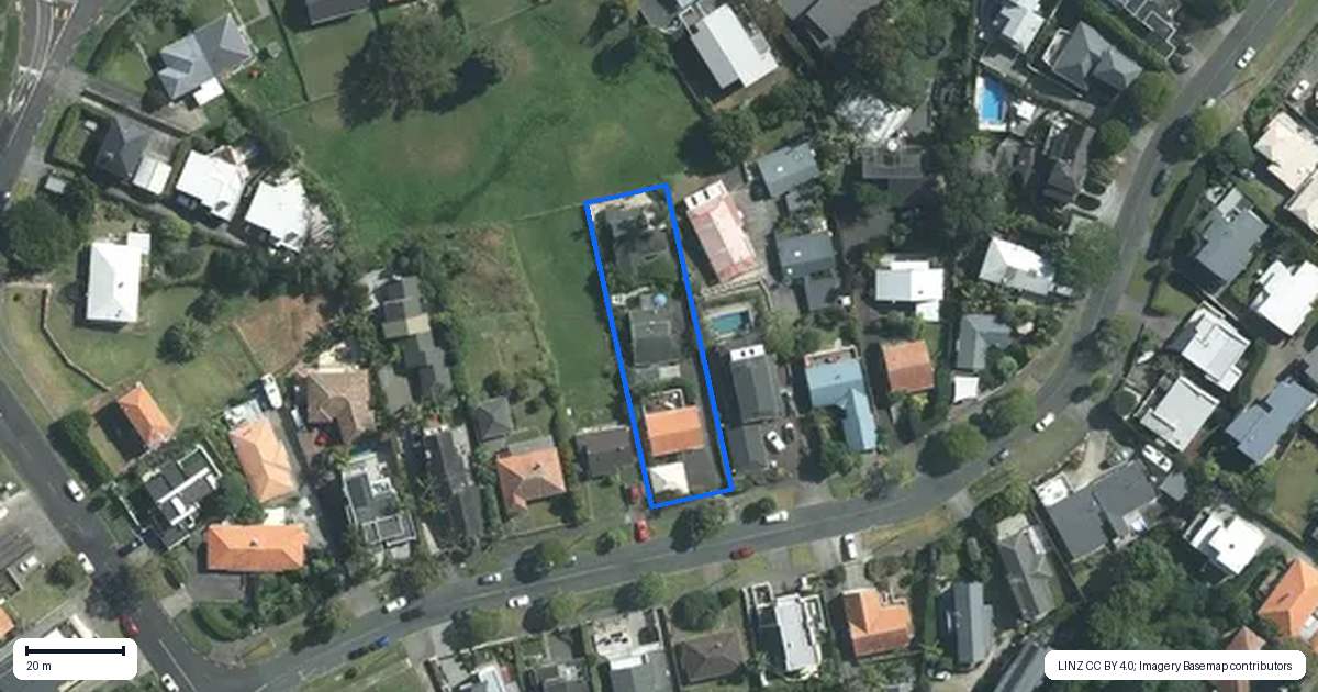 Property context map for 14A Godden Crescent, Orakei, Auckland
