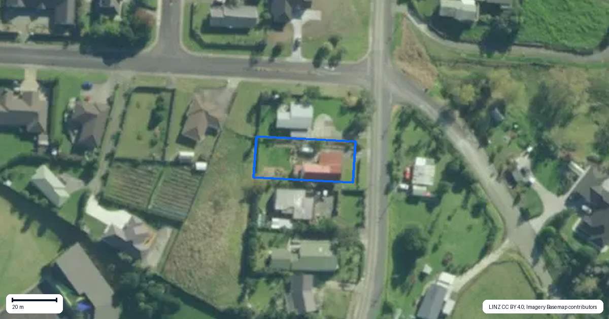 Property context map for 37 Whaka Street, Maungaturoto