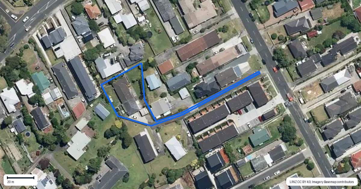 Property context map for 1/15 Parker Avenue, New Lynn, Auckland