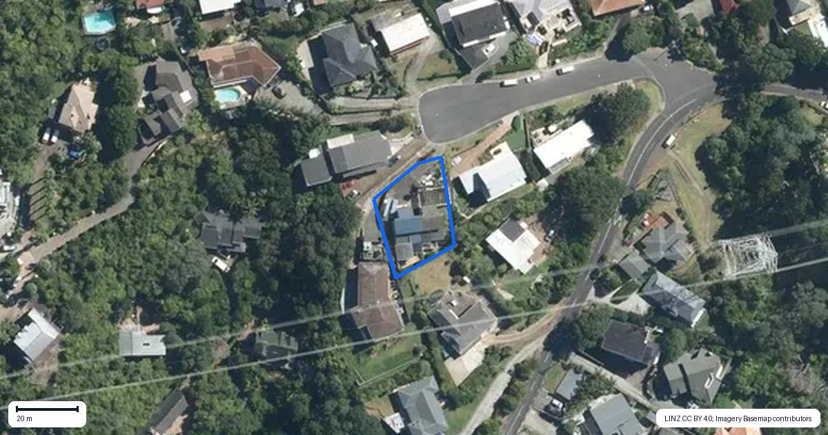 Property context map for 6 Hames Terrace, Hillsborough, Auckland