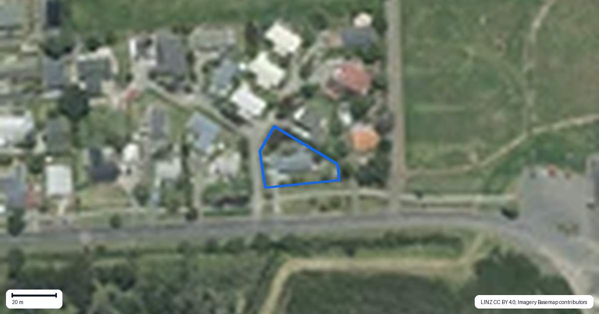 Property context map for 57A Springs Road, Parakai, Helensville