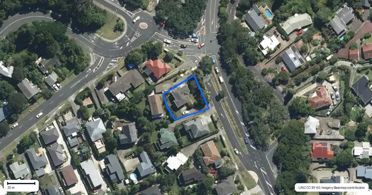 Property context map for 227 Titirangi Road, Titirangi, Auckland