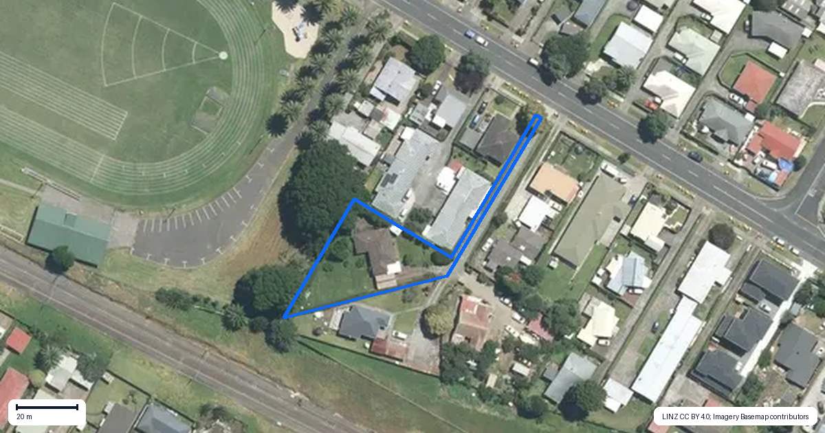 Property context map for 32B Jellicoe Road, Manurewa, Auckland