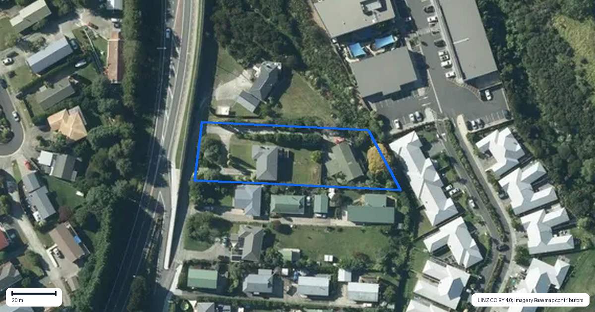 Property context map for 3B Wech Drive, Warkworth