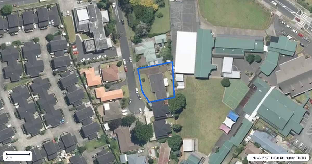Property context map for 6 Mahon Place, Papatoetoe, Auckland
