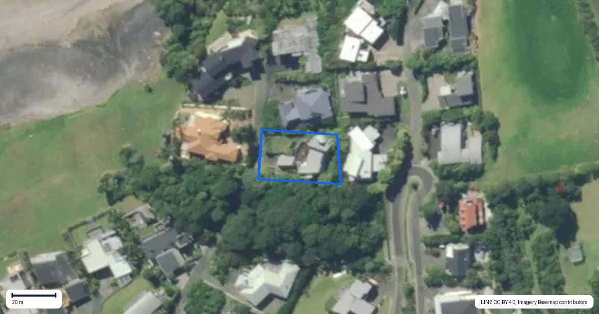 Property context map for 20 Highland Lass Place, Langs Beach, Waipu