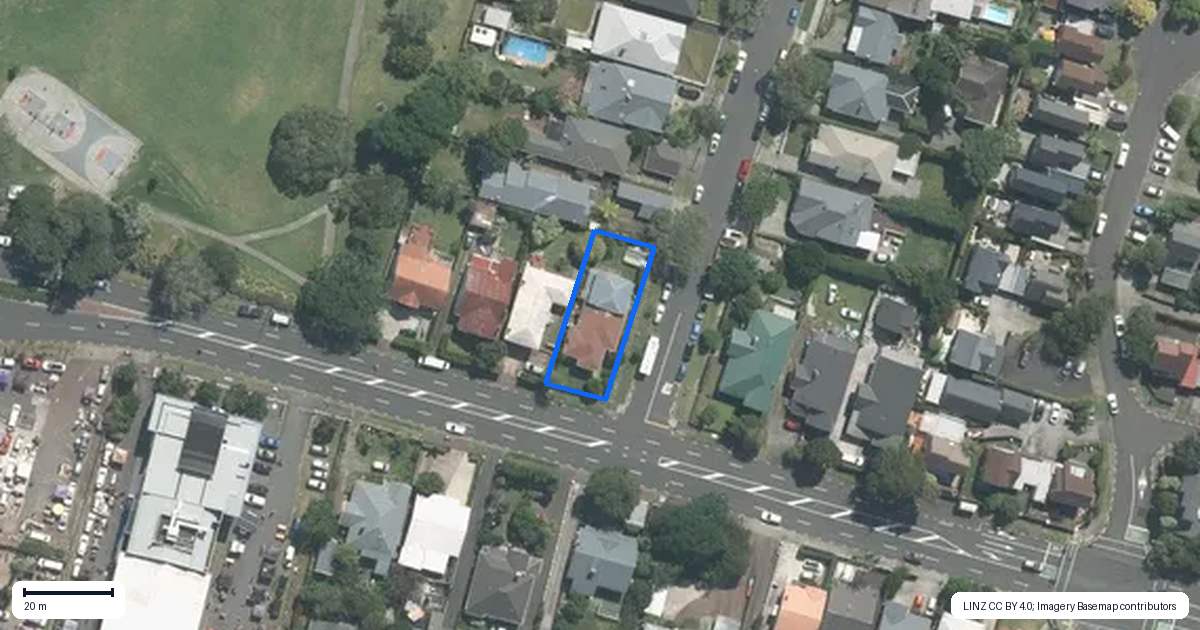 Property context map for 165 Balmoral Road, Mount Eden, Auckland