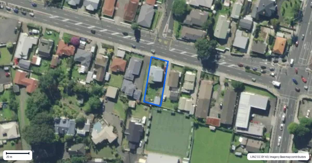 Property context map for 18 Nixon Street, Kensington, Whangarei