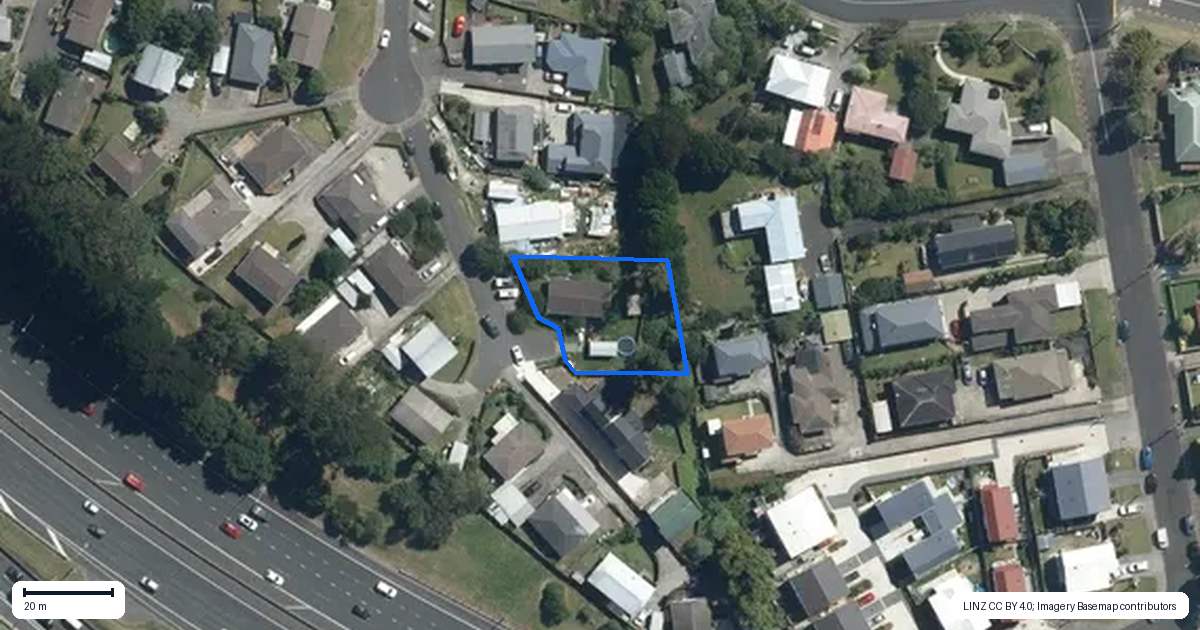 Property context map for 12 Wilkie Place, Mount Wellington, Auckland