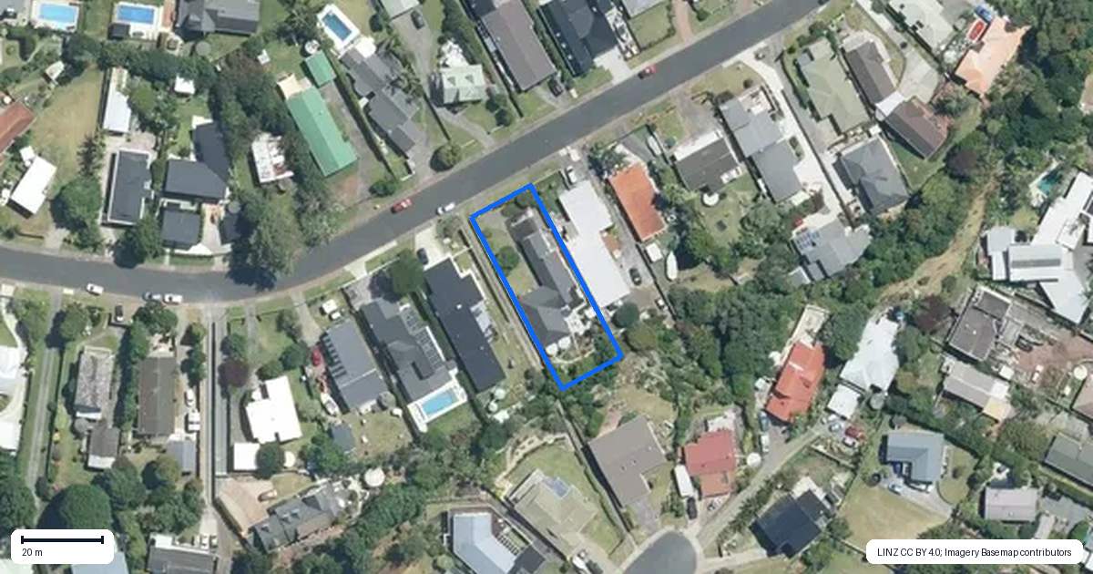 Property context map for 78 The Circle, Manly, Whangaparaoa