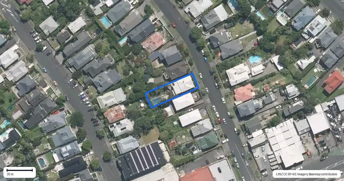 Property context map for 10 Beaconsfield Street, Grey Lynn, Auckland
