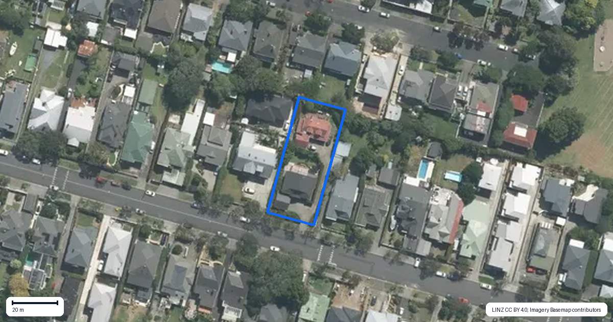Property context map for 22A Dexter Avenue, Mount Eden, Auckland
