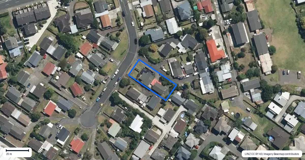 Property context map for 4A Alana Place, Mount Wellington, Auckland