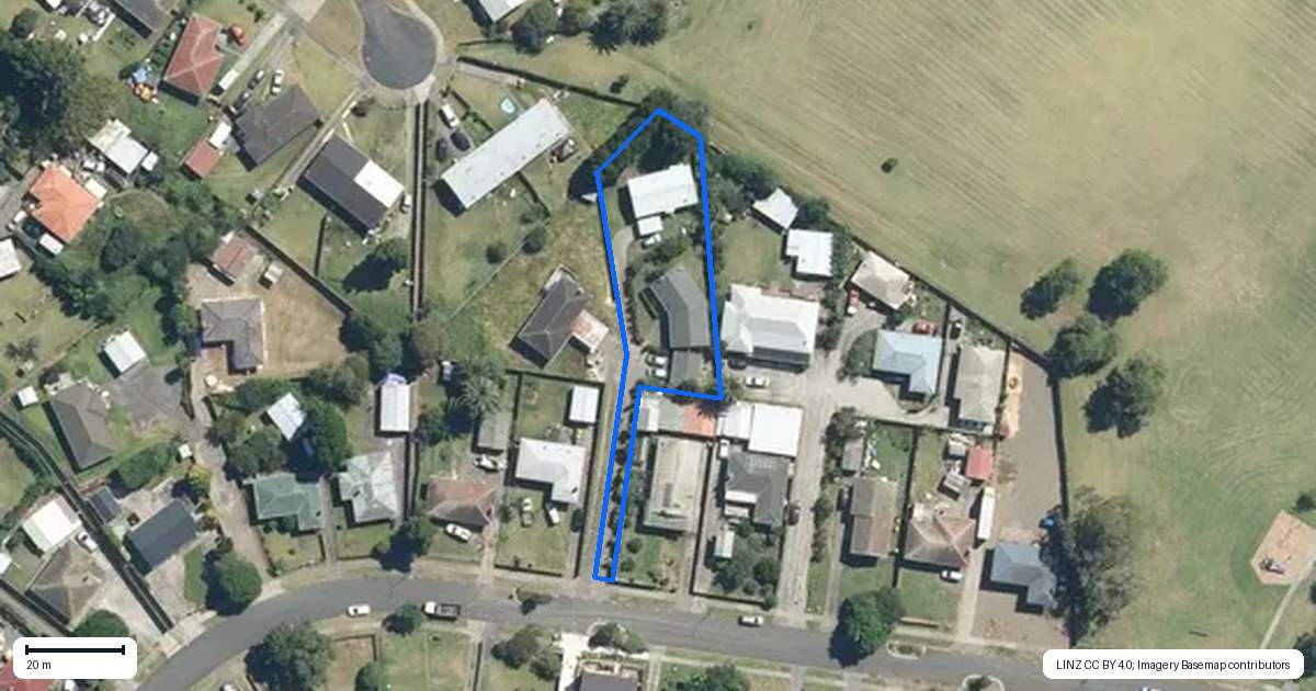 Property context map for 1/30 Imrie Avenue, Mangere, Auckland