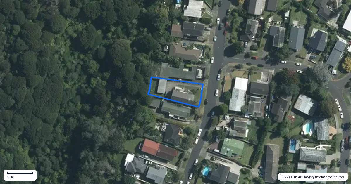 Property context map for 4/19 Thatcher Street, Mission Bay, Auckland