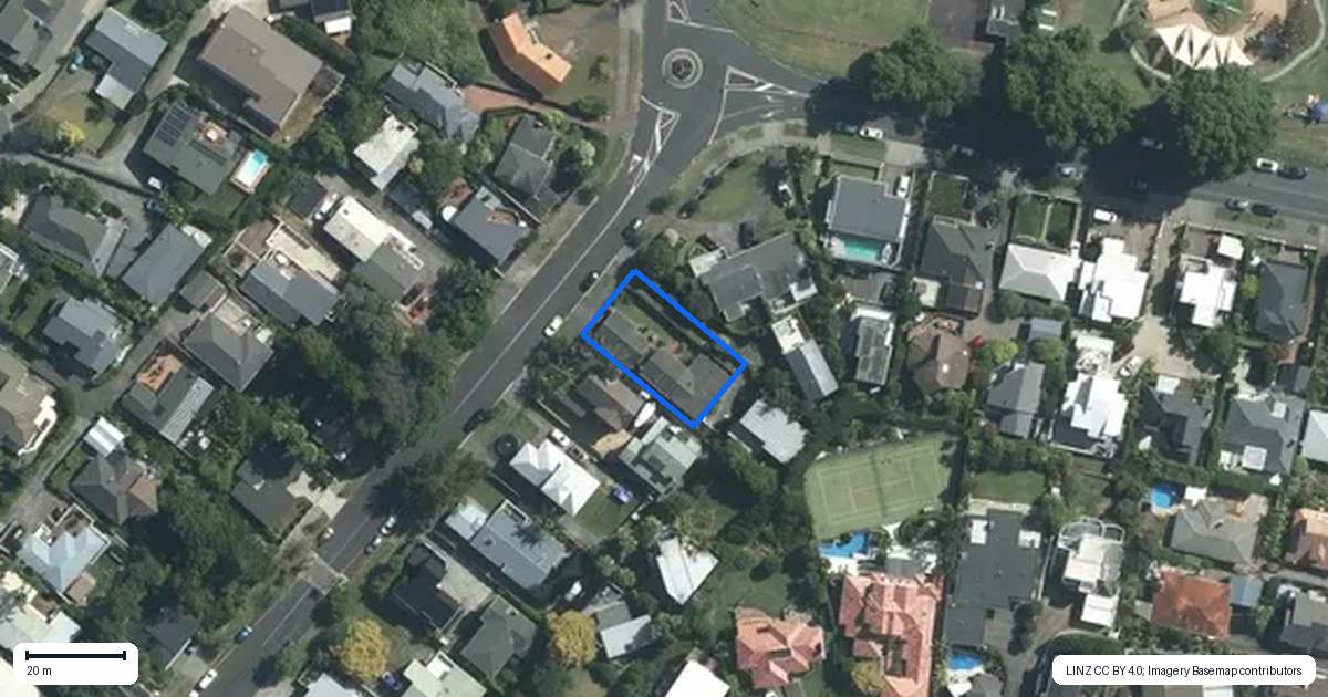 Property context map for 57 Southern Cross Road, Kohimarama, Auckland