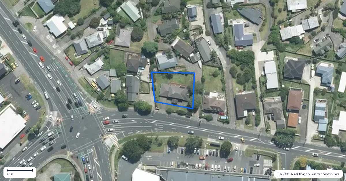 Property context map for 181 Carlisle Road, Northcross, Auckland