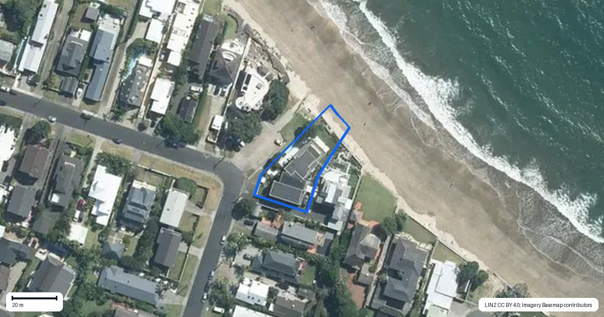 Property context map for 29 Cecil Road, Milford, Auckland