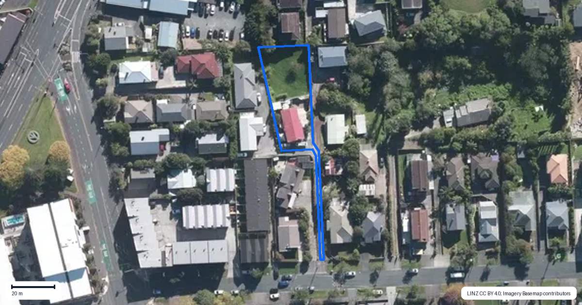 Property context map for 4B Walsall Street, Avondale, Auckland