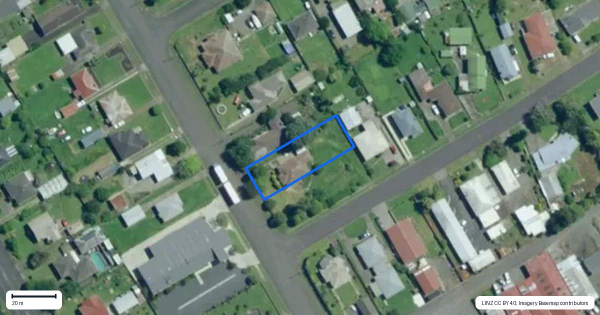 Property context map for 12 Wihongi Street, Kaikohe