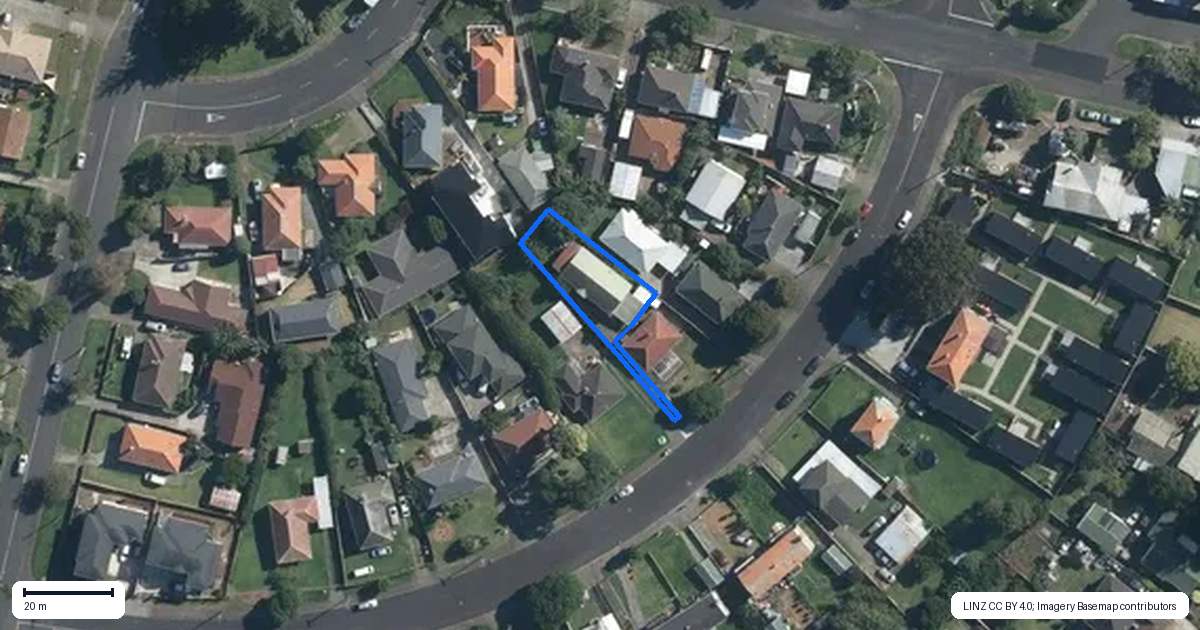 Property context map for 11A Coates Crescent, Panmure, Auckland