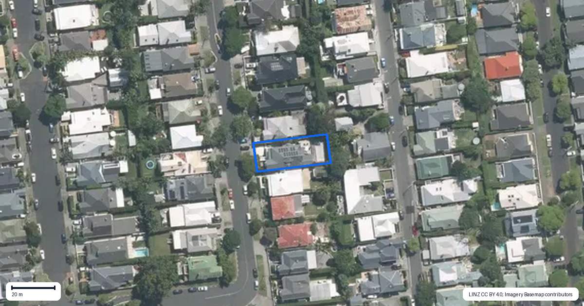 Property context map for 66 Ardmore Road, Ponsonby, Auckland