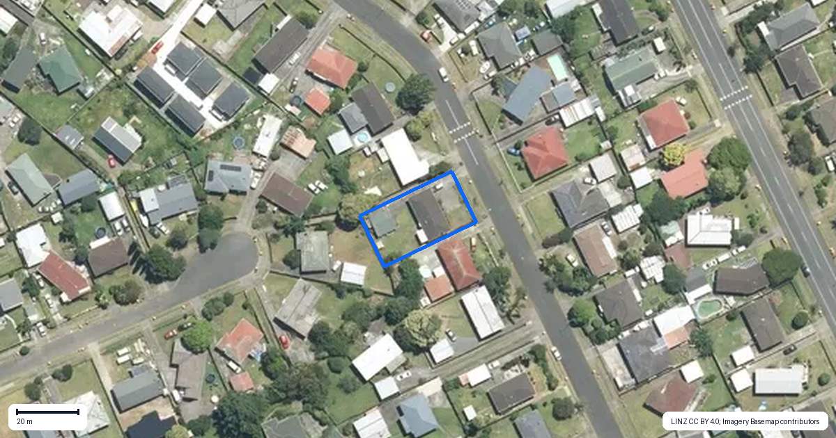 Property context map for 48 Heybridge Street, Manurewa, Auckland