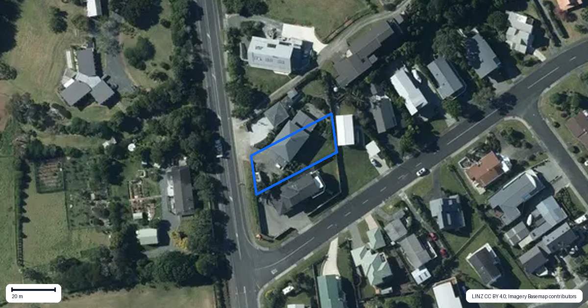 Property context map for 505C Mahurangi East Road, Algies Bay