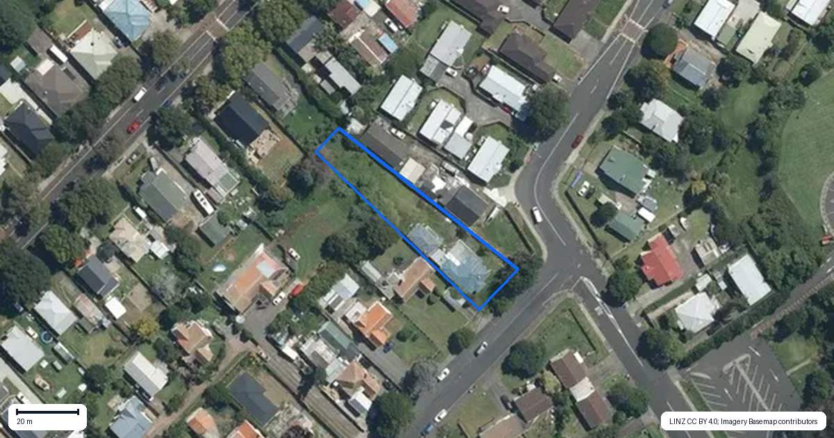 Property context map for 57 Nikau Road, Otahuhu, Auckland