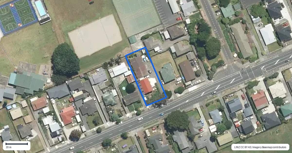 Property context map for 73B Browns Road, Manurewa, Auckland