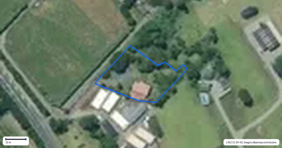 Property context map for 1536B State Highway 10, Kerikeri