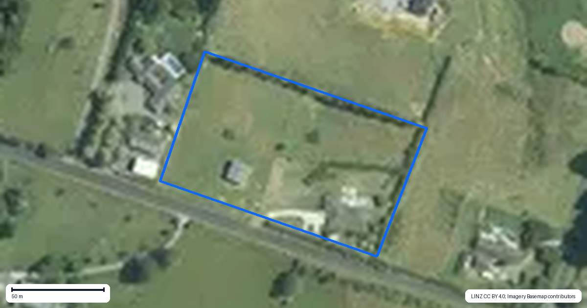 Property context map for 125 Markham Road, Ararimu, Drury